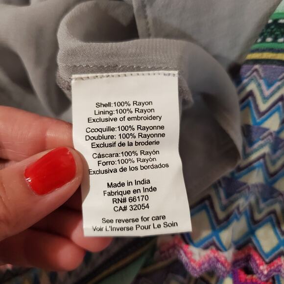 Anthropologie Tanvi Kedia NWOT Sunset District Beaded Maxi Dress Womens Size 2P - Picture 14 of 16